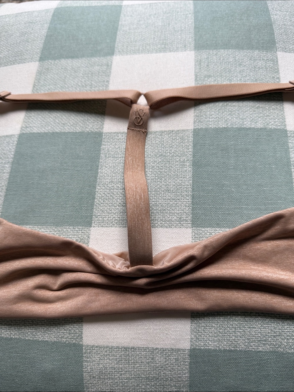 Victoria’s Secret T-back Bra Racerback Demi- Nude, White & Charcoal Pack. - Picture 2 of 6